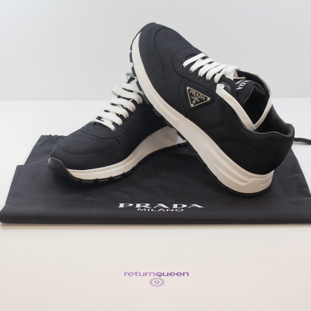 Black Prada sneakers